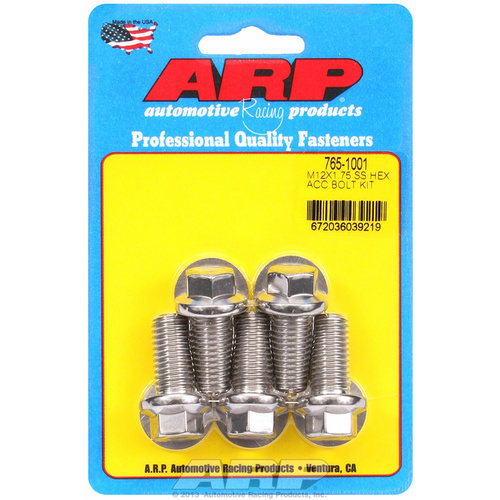 ARP FOR M12 x 1.75 x 25 hex SS bolts