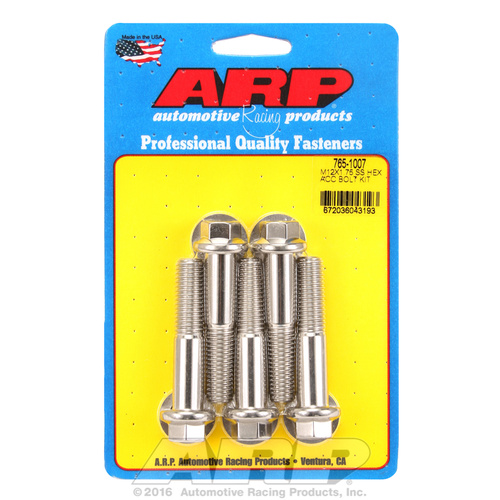 ARP FOR M12 x 1.75 x 60 hex SS bolts