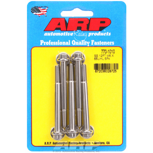 ARP FOR M6 x 1.00 x 65 12pt SS bolts