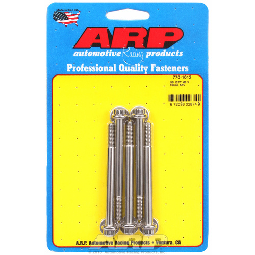 ARP FOR M6 x 1.00 x 75 12pt SS bolts
