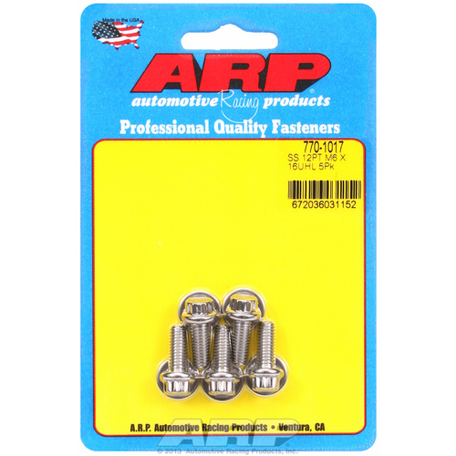 ARP FOR M6 x 1.00 x 16 12pt SS bolts