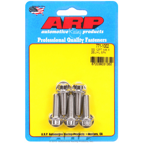 ARP FOR M8 x 1.25 x 25 12pt SS bolts