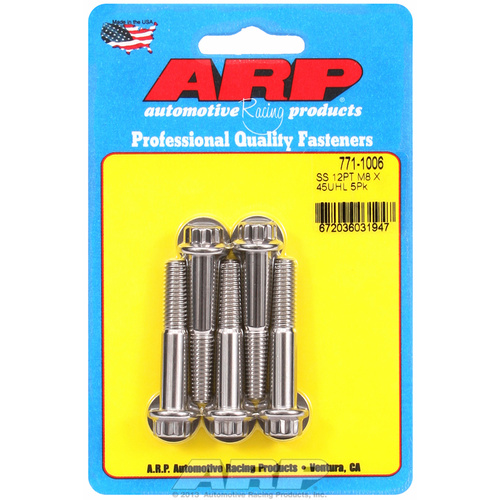 ARP FOR M8 x 1.25 x 45 12pt SS bolts