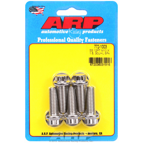 ARP FOR M10 x 1.50 x 30 12pt SS bolts