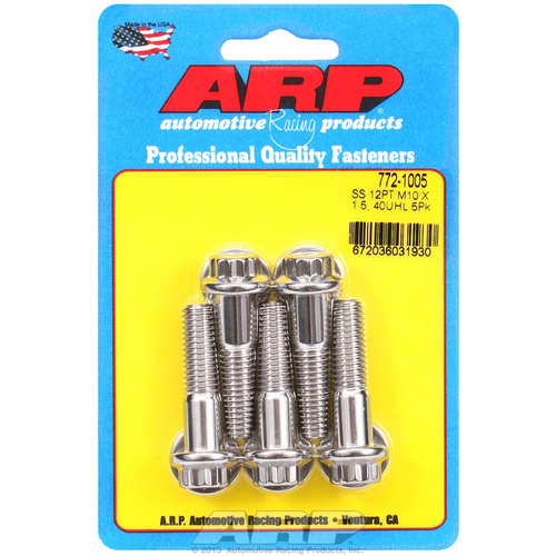 ARP FOR M10 x 1.50 x 40 12pt SS bolts