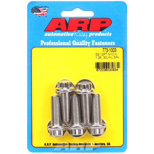 ARP FOR M10 x 1.25 x 30 12pt SS bolts