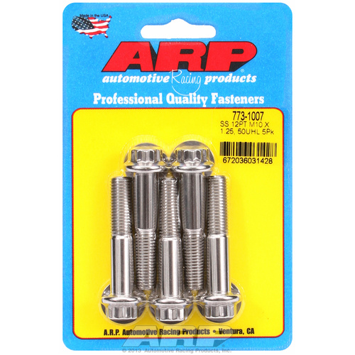 ARP FOR M10 x 1.25 x 50 12pt SS bolts