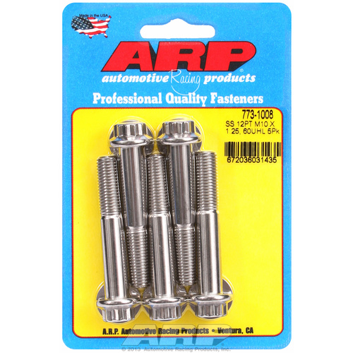 ARP FOR M10 x 1.25 x 60  12pt SS bolts