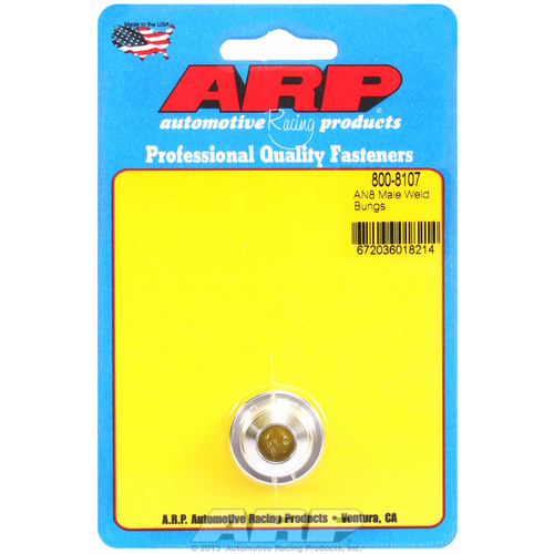 ARP FOR AN8 male aluminum weld bung