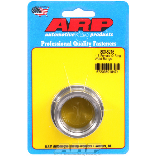 ARP FOR -16 female O ring steel weld bung