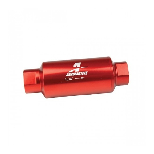 AEROMOTIVE 100 Micron, ORB-10 Red Fuel Filter(12304)