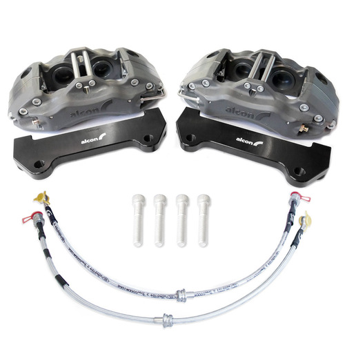 Alcon 4-Piston CRB343 Caliper Upgrade Kit 294x24mm, No Discs for Subaru WRX/STI/Forester/BRZ/Toyota 86