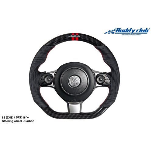 BUDDYCLUB Sports Steering Wheel FOR Toyota 86 FT / Subaru BRZ Facelift (17+)