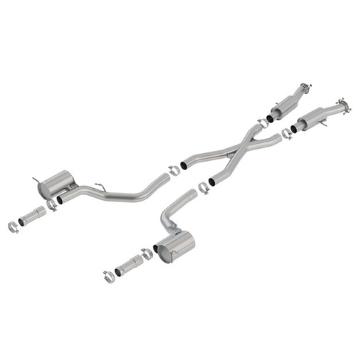 BORLA 3" Cat-Back Exhaust - Atak (18+ Jeep Trackhawk)