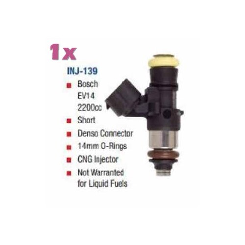 Bosch EV14 2200cc Short FUEL INJECTOR