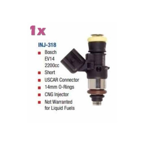 Bosch EV14 2200cc Short FUEL INJECTOR