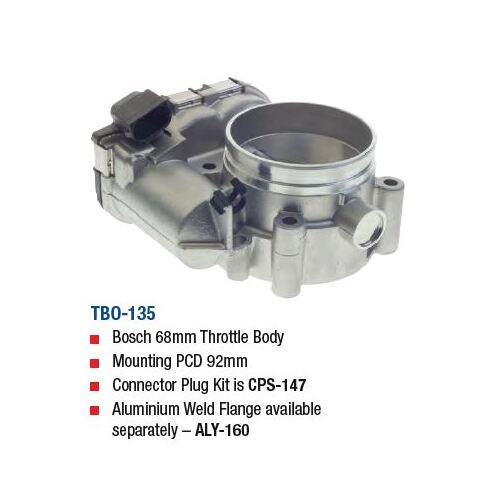 Bosch 68mm Throttle Body Mounting PCD 92mm Connector Plug Kit