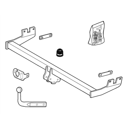 Brink Towbar for MERCEDES-BENZ A-CLASS (07/1997-08/2004)