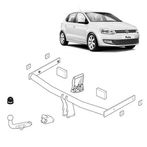 Brink Towbar for VW Polo (10/2001-06/2009)
