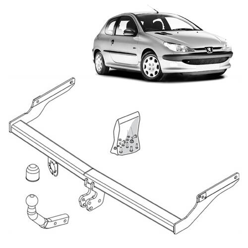 Brink Towbar for Peugeot 206 (04/1999-12/2008)
