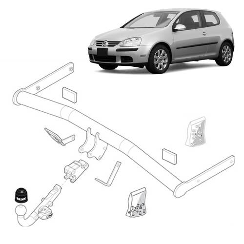 Brink Towbar for VW Golf (10/2003-02/2009)