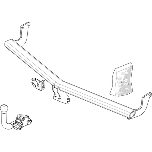 Brink Towbar for Citroen DS3 (11/2009-07/2015), Citroen C3 (11/2009-10/2016)