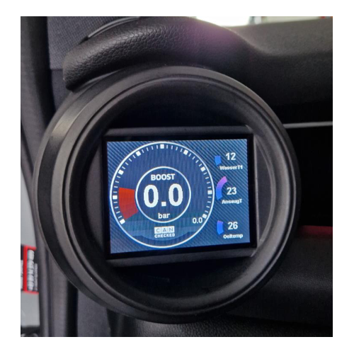 CANchecked MFD32 Gen2 Programmable Touch Screen CanBus Display for Mini Cooper F55/F56/F57