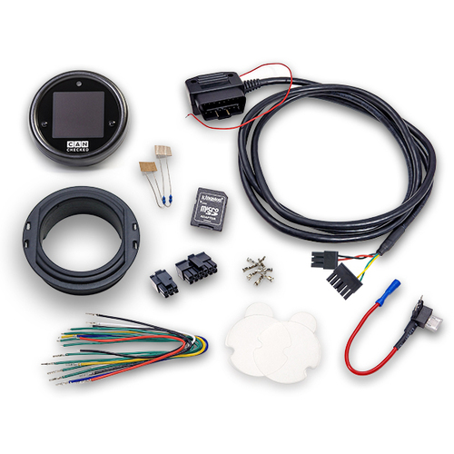 CANchecked MFD15 Gen2 OLED Programmable CanBus Gauge Display Kit for Jeep Wrangler JK