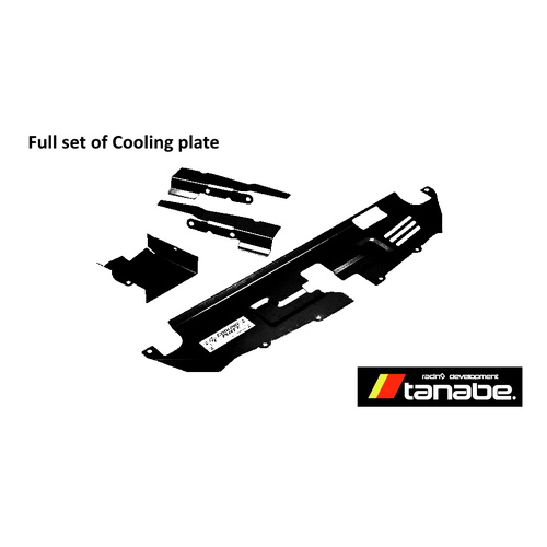 TANABE GT Cooling plate for GR Yaris BLACK LIMITED