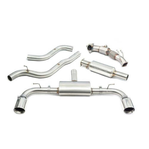 Ford Focus ST (Mk4) Turbo Back Performance Exhaust (De-Cat, Resonated, TP77)