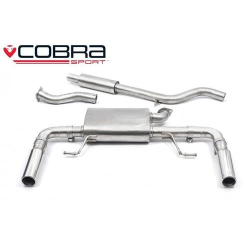Renault Clio RS 197 (06-09) Cat Back Performance Exhaust (Resonated, TP88)
