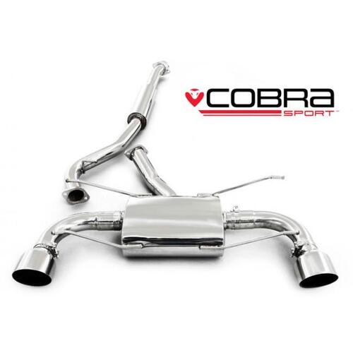Subaru BRZ (12>) Cat Back Performance Exhaust (Resonated, TP19B-BLK)