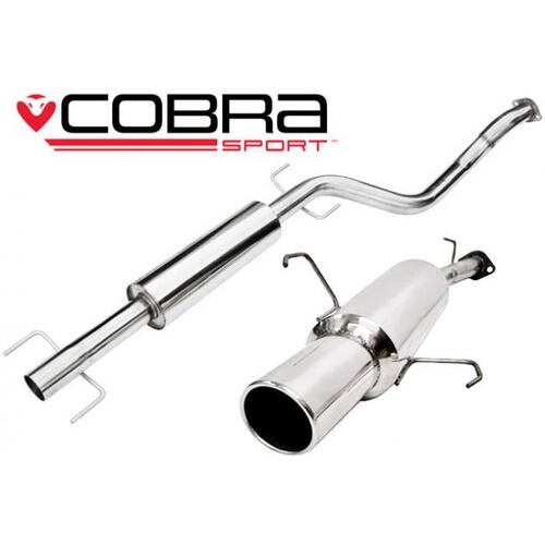 Holden Astra G Coupe (98-04) Cat Back Performance Exhaust (Non Resonated, TP10)