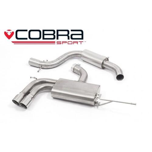 VW Golf GTI (Mk5) 2.0 T FSI (1K) (04-09) Cat Back Performance Exhaust (Non Resonated, TP8)