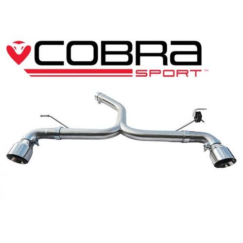 VW Golf GTD (Mk7) 2.0 TDI (5G) (14-17) GTI Style Rear Exhaust (TP38-BLK)