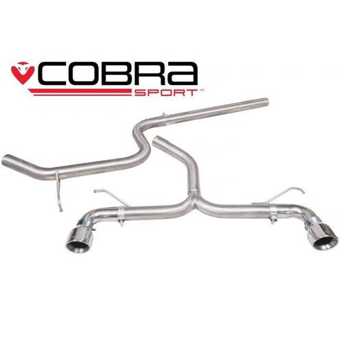 VW Golf GTD (Mk7) 2.0 TDI (5G) (14-17) GTI Style Cat Back Performance Exhaust (TP34)