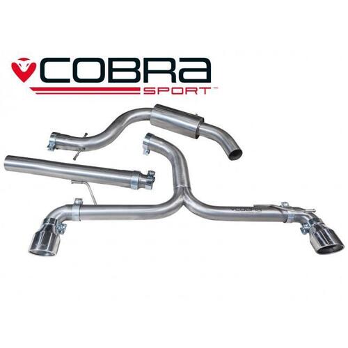 VW Golf GTD (Mk6) 2.0 TDI (5K) (09-13) Venom GTI Style Cat Back Performance Exhaust (TP34)