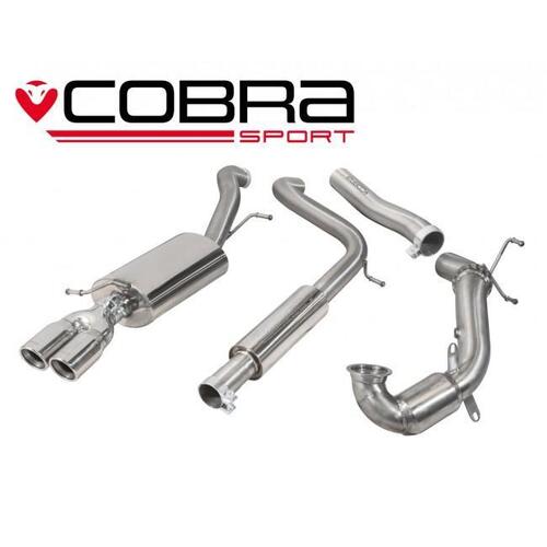 VW Polo GTI (6C) 1.8 TSI (15-17) Turbo Back Performance Exhaust (Sports Catalyst, Resonated)
