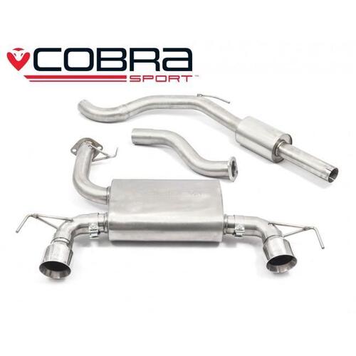 Holden Corsa D VXR Nurburgring (10-14) Cat Back Performance Exhaust (Non Resonated, TP34)