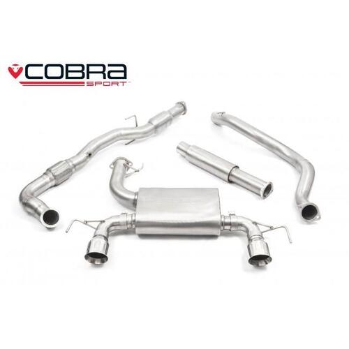 Holden Corsa D VXR Nurburgring (10-14) Turbo Back Performance Exhaust (De-Cat, Non Resonated, TP38-BLK)