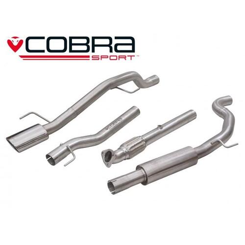 Holden Corsa E 1.4 Turbo (15-19) Venom Cat Back Performance Exhaust (TP108-CF (Carbon Fibre))