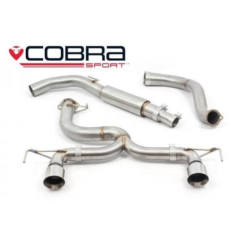 Holden Corsa E VXR (15-18) Venom Cat Back Performance Exhaust (TP38-BLK)