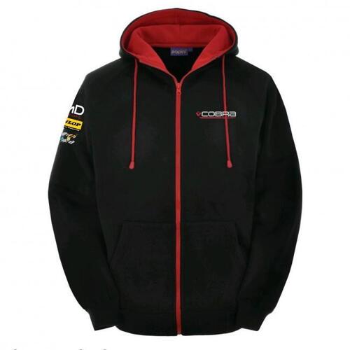 Zipped Cobra Sport Hoodie - Black (XX-Large)