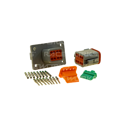 Raceworks Deutsch DT Flange Mount 8-Way Connector Kit  CPS-183