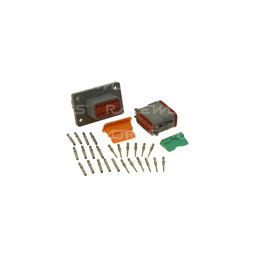 Raceworks Deutsch DT Flange Mount 12-Way Connector Kit  CPS-184