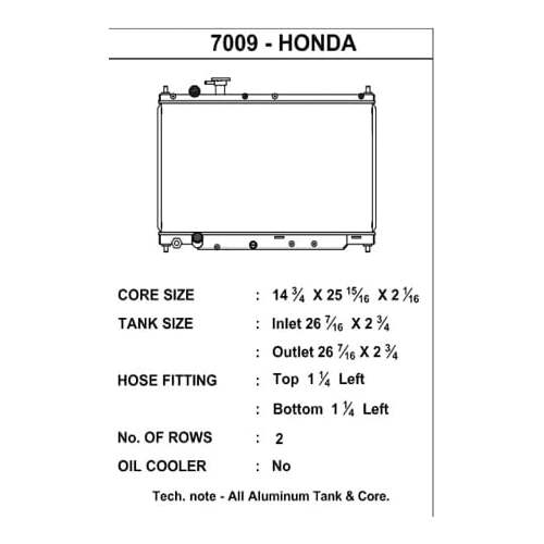 CSF Racing 2-Row 52mm Race Spec Aluminium Radiator for Honda S2000 AP1/AP2 99-09