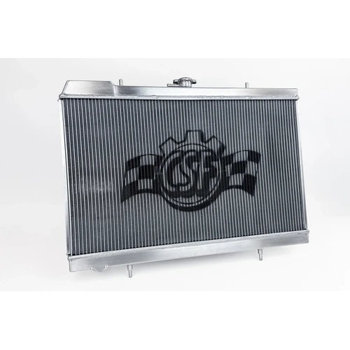 CSF Racing 2-Row 42mm Race Spec Aluminium Radiator - Raw Nissan Skyline R32 GTS/GT-R (RB20/RB26)