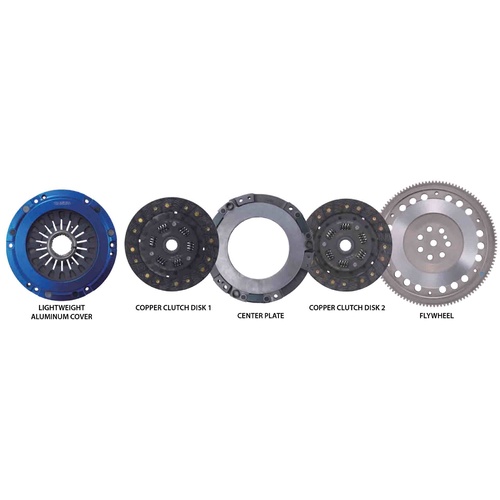 CUSCO COPPERMIX TWIN PLATE CLUTCH FOR EVO 9 CT9A (4G63 MIVEC)560 022 CP