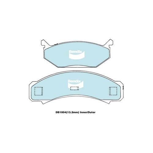 Bendix General CT Brake Pad Set Front for H-Series 71-79 (DB1004GCT)