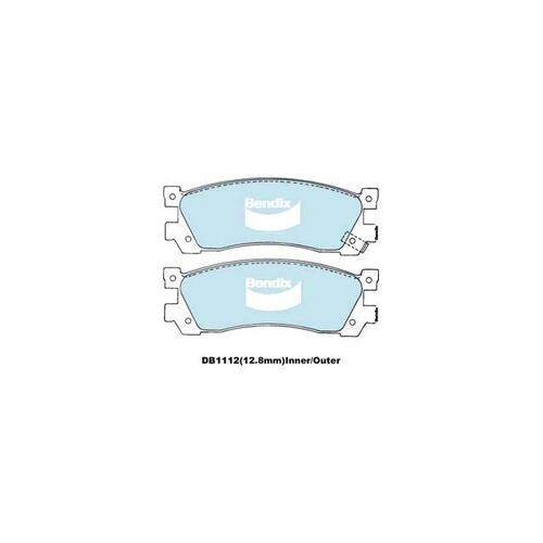 Bendix General CT Brake Pad Set Rear for 929 87-91 (DB1112GCT)